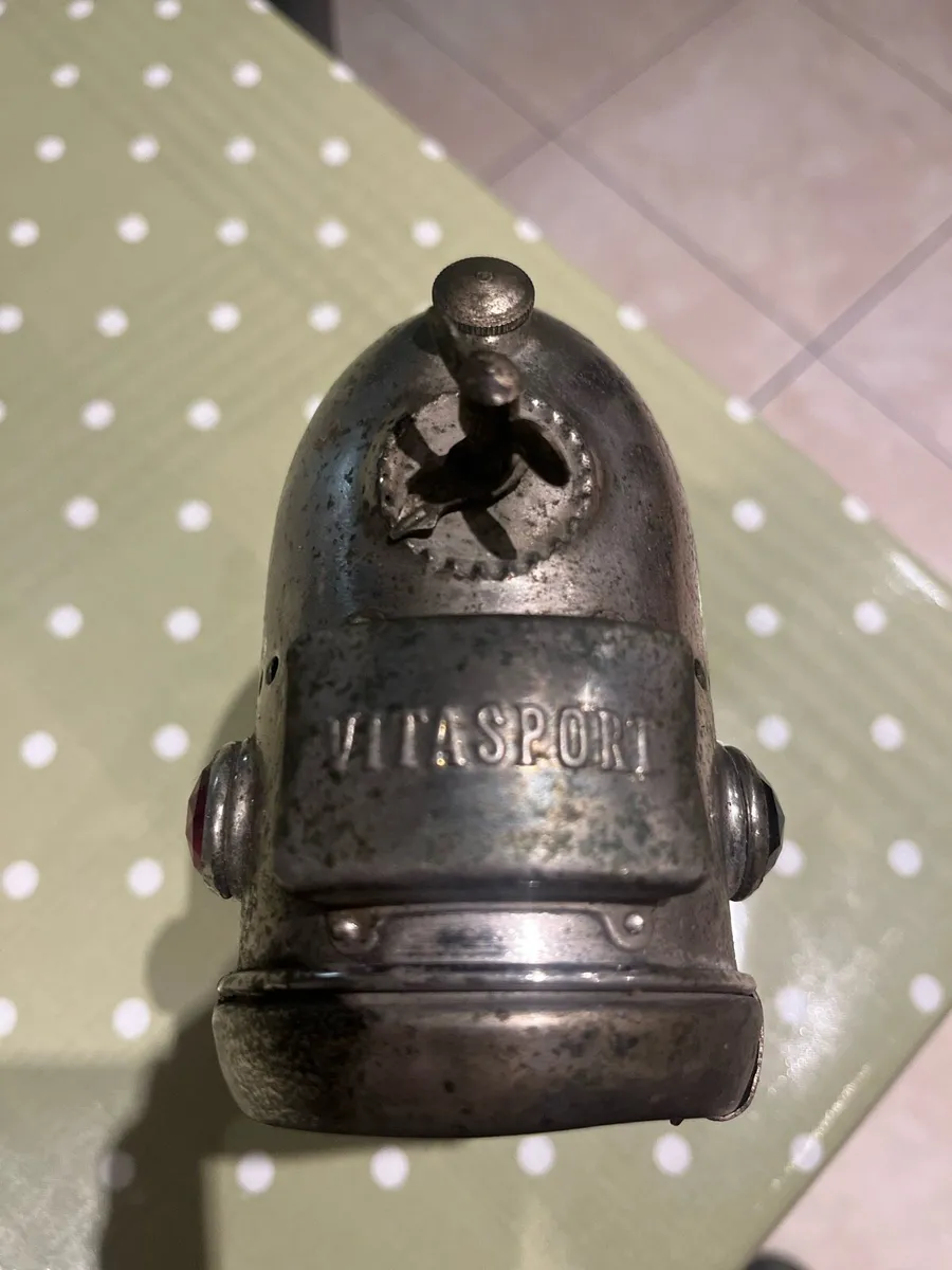 Antique Carbide Bicycle Lamp - Image 4