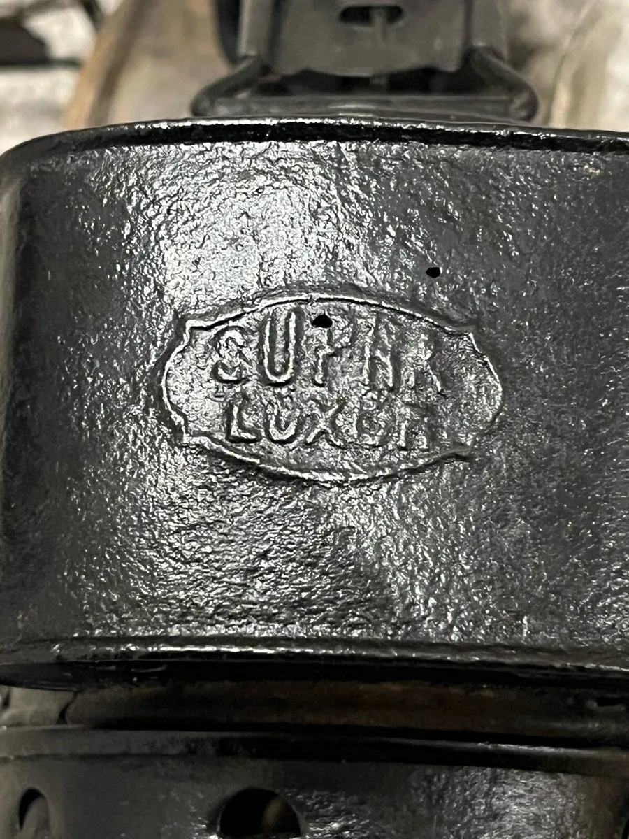 2 Antique Luxor Bicycle Candle Lamps - Image 3