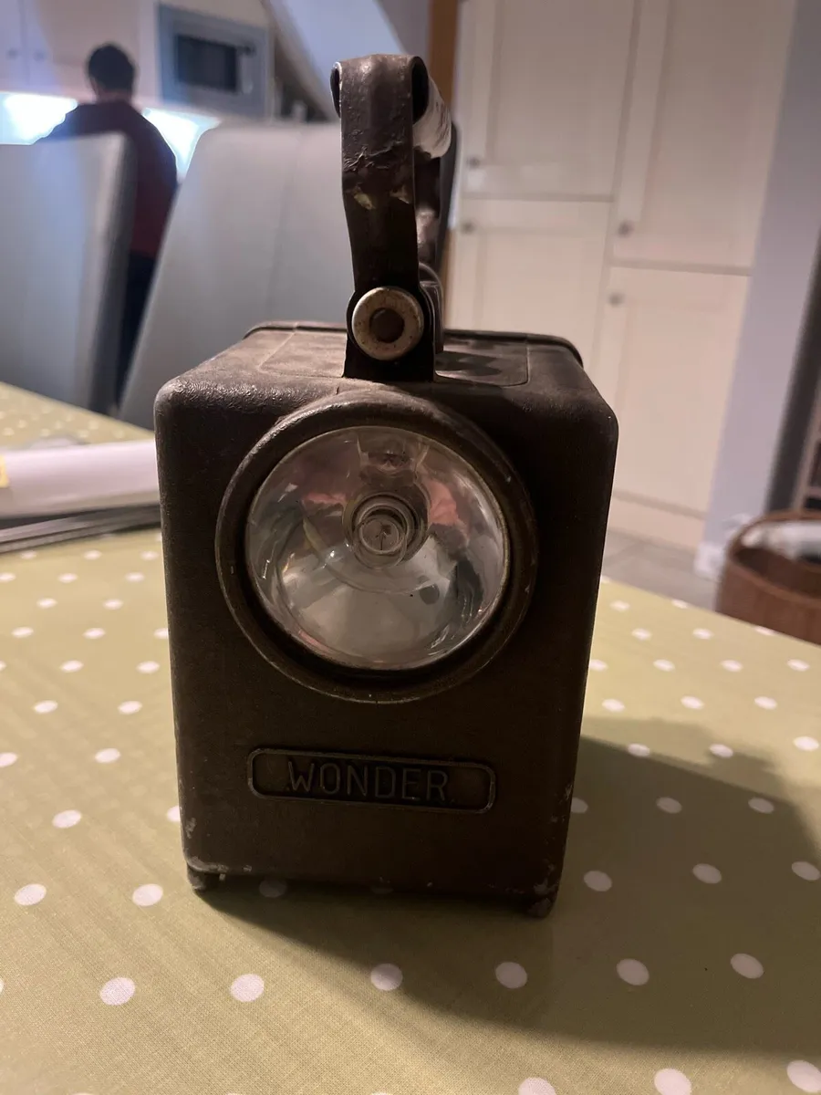 Vintage French Railway Lamp - Image 1