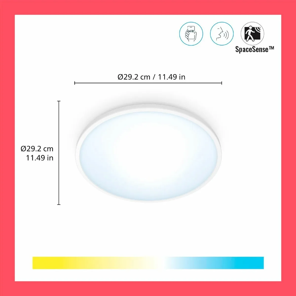 Superslim Tunable White Ceiling Light 16W - WiFi - Image 2