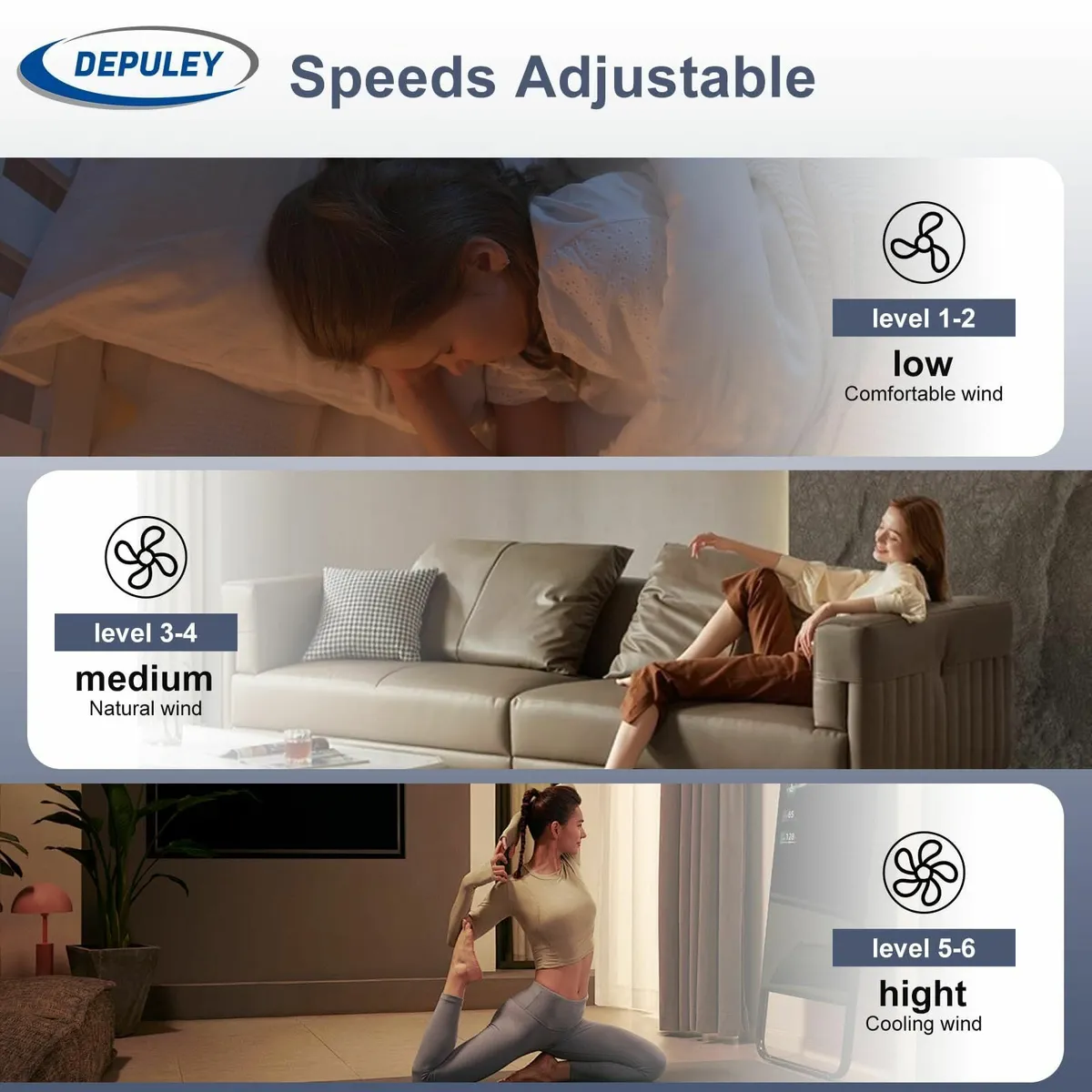 20-Inch Ceiling Fans with Lights: LED Fan Remote - Image 3