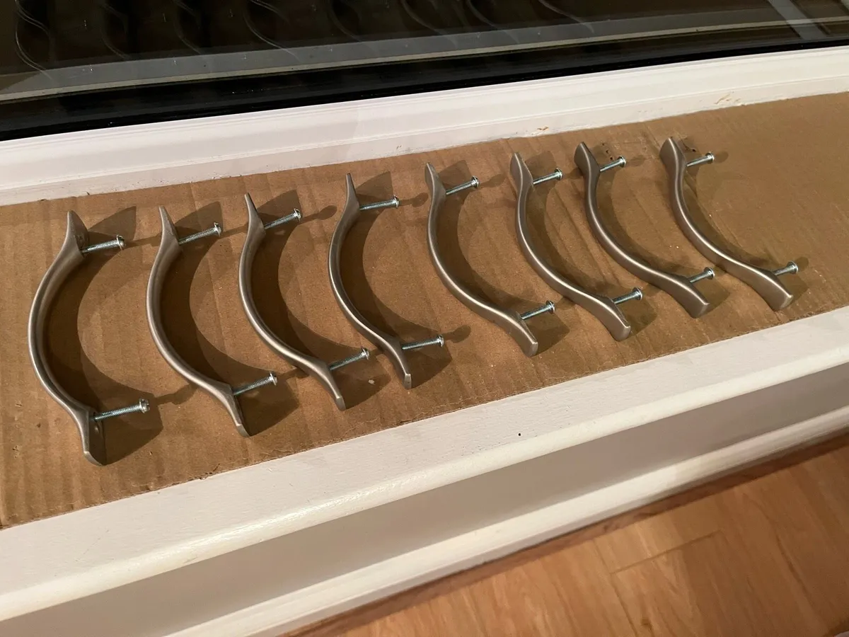 Brushed chrome cabinet handles - Image 2