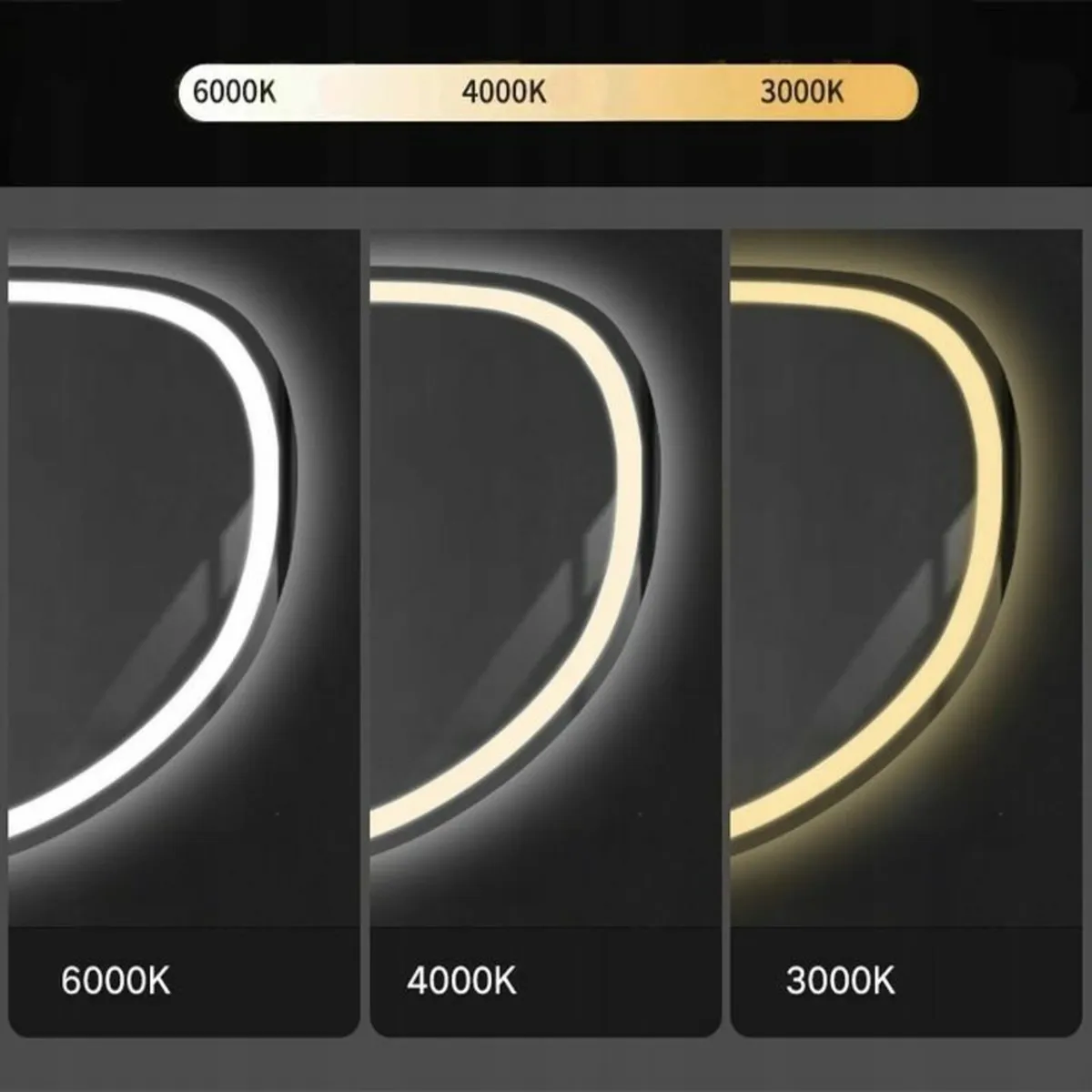 LED Bathroom Mirror Bluetooth Speakers - Image 4