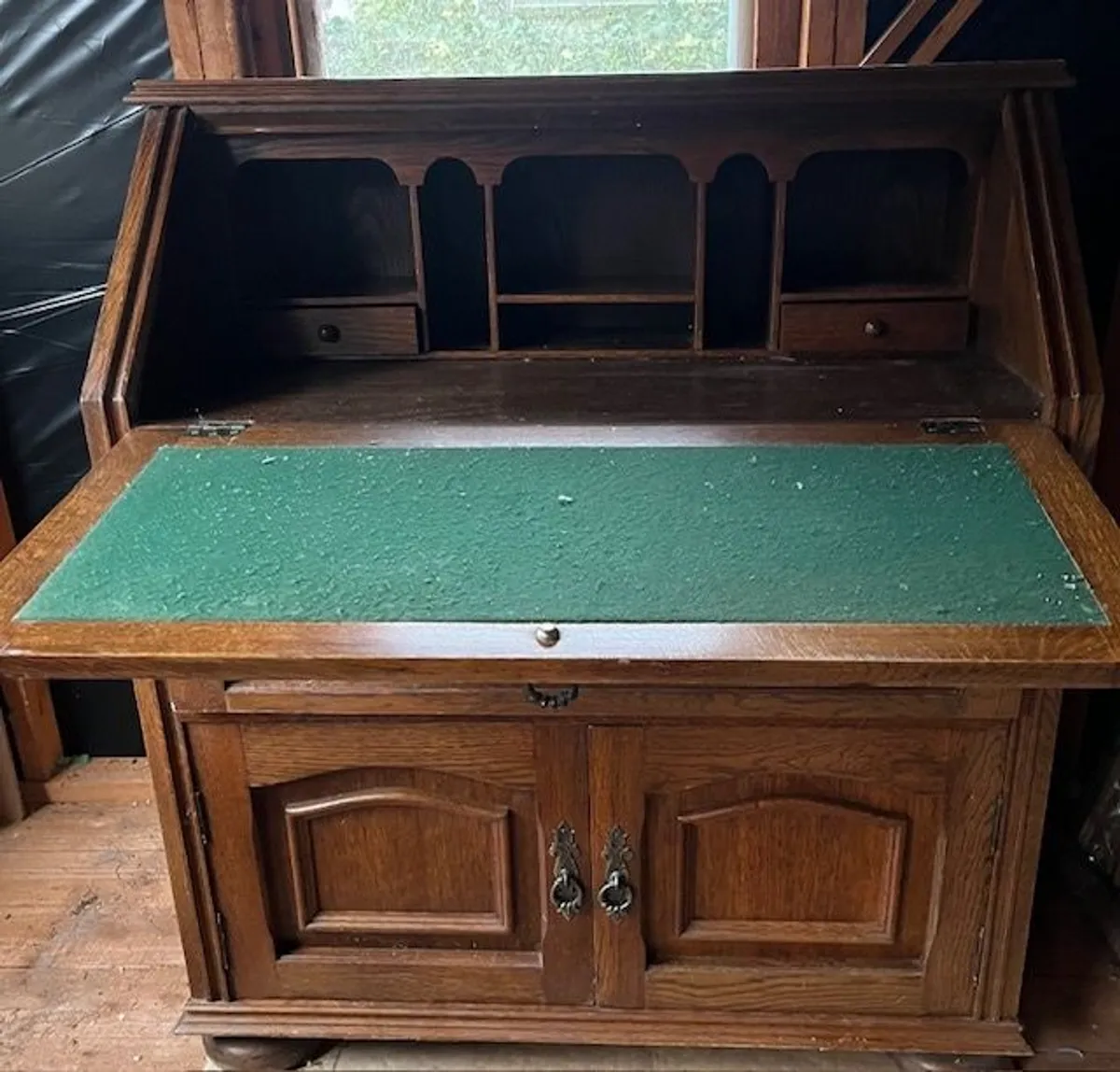 Office Bureau Handmade Oak - Image 2