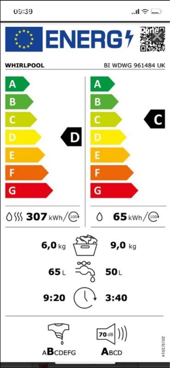Built-in Washer Dryer - Image 4