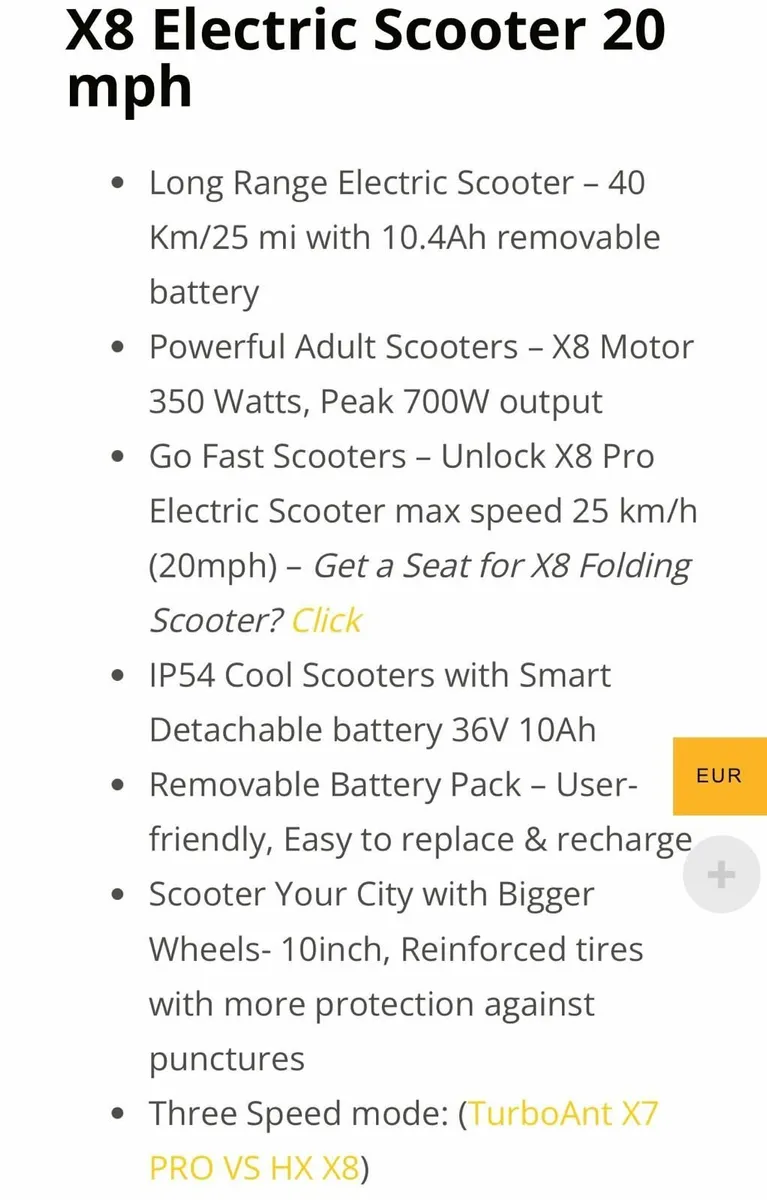 X8 e scooter - Image 2