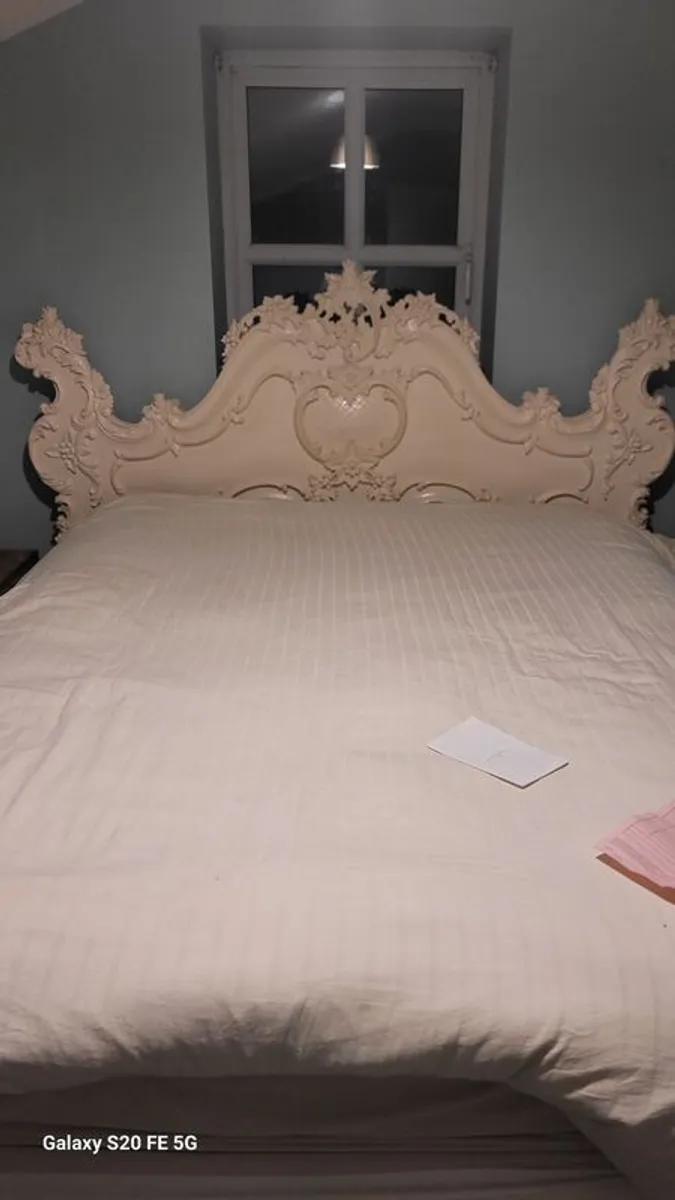 French style headboard kingsize - Image 3