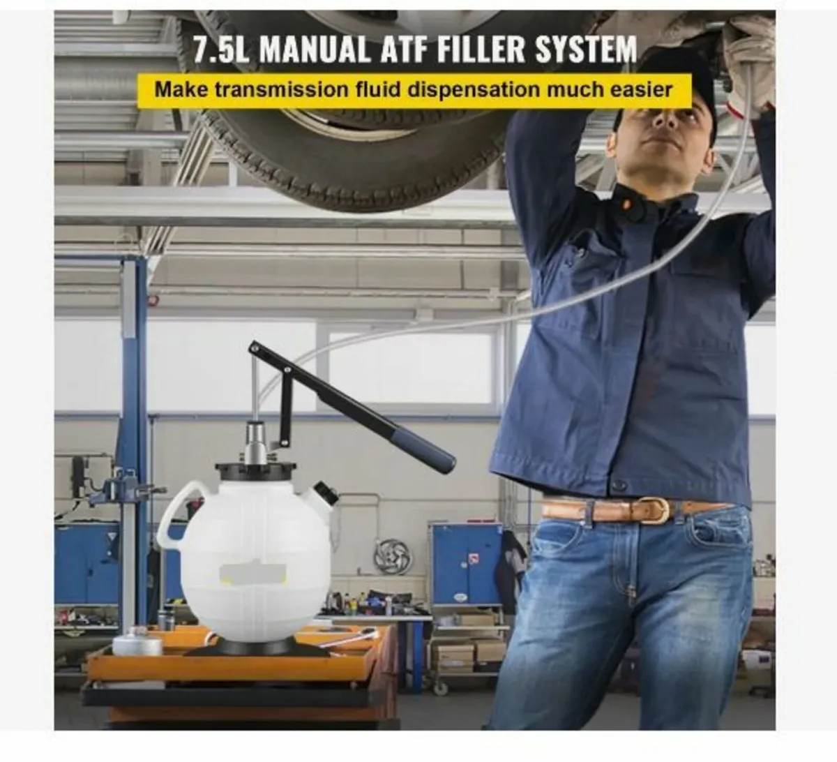 Transmission Fluid Pump Manual ATF Refill System - Image 2