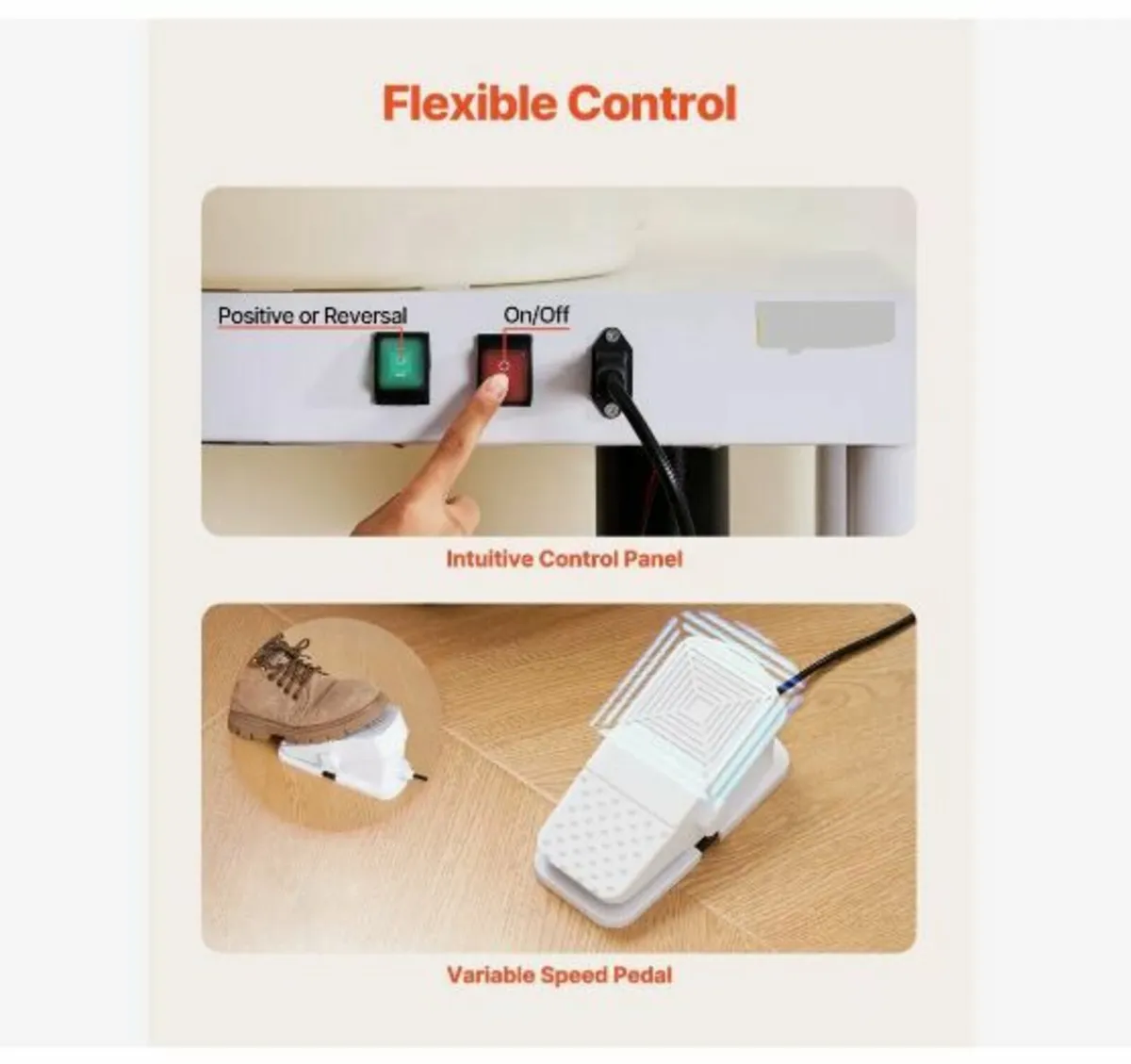 Pottery Wheel, 35 cm Ceramic Wheel Forming Machine - Image 4