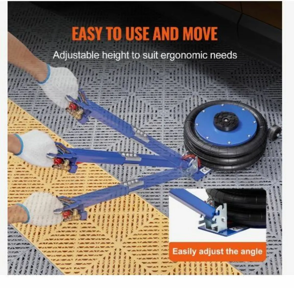 Air Jack, 5 Ton/11000 lbs Triple Bag Air Jack - Image 2