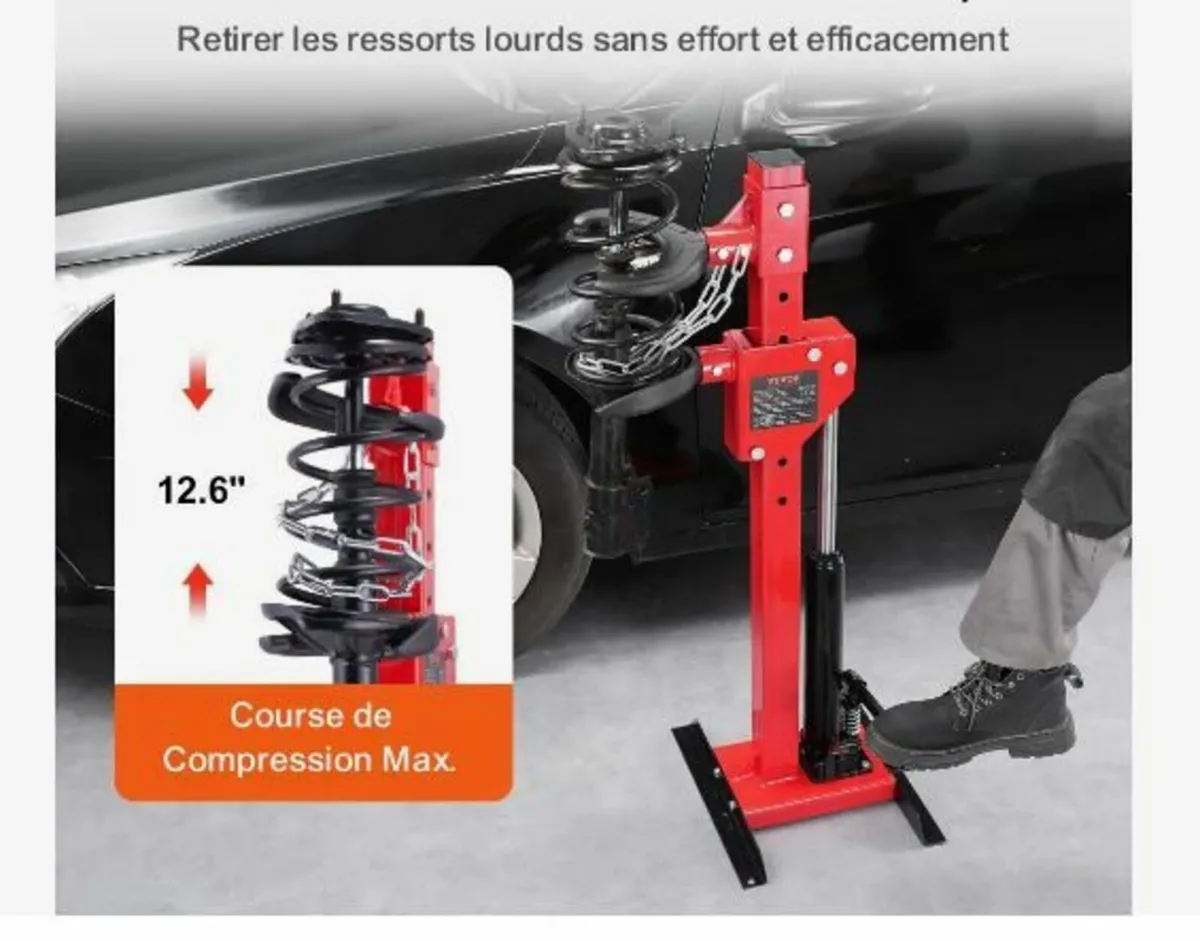 Strut Spring Compressor, 4.5 Ton - Image 3