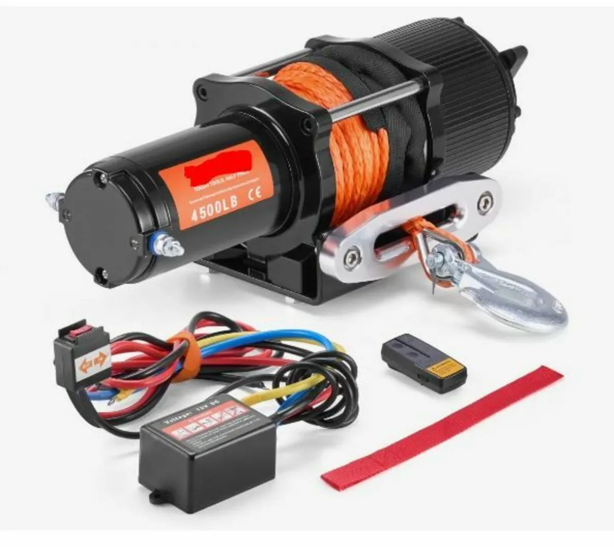 Electric Winch ATV UTV 2041.2 kg - Image 1