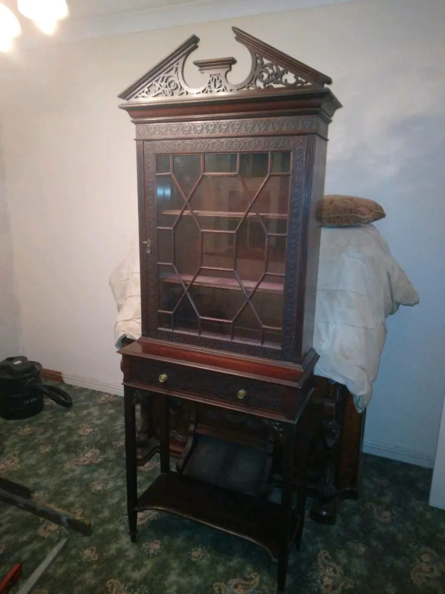 Antique Display Cabinet - Image 1