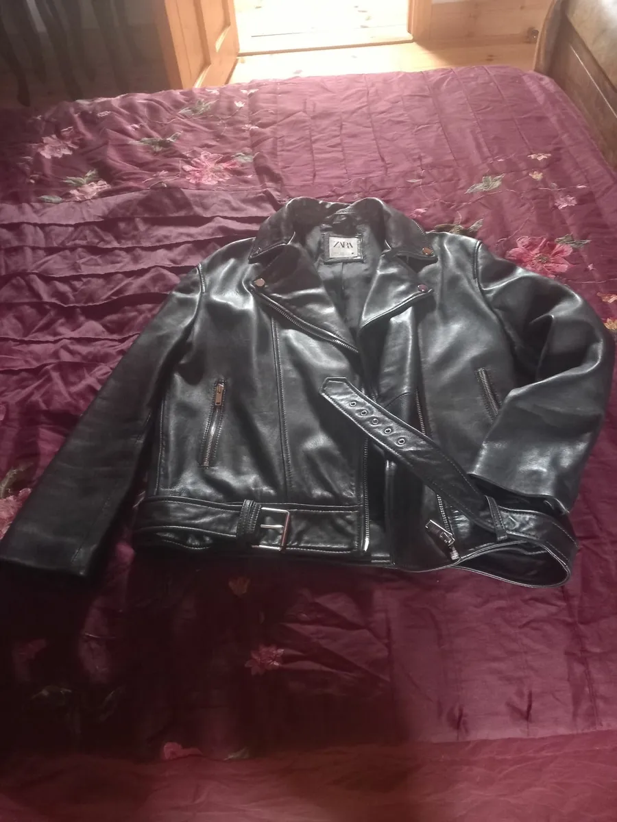 Clothes Real leather biker jacket - Image 1