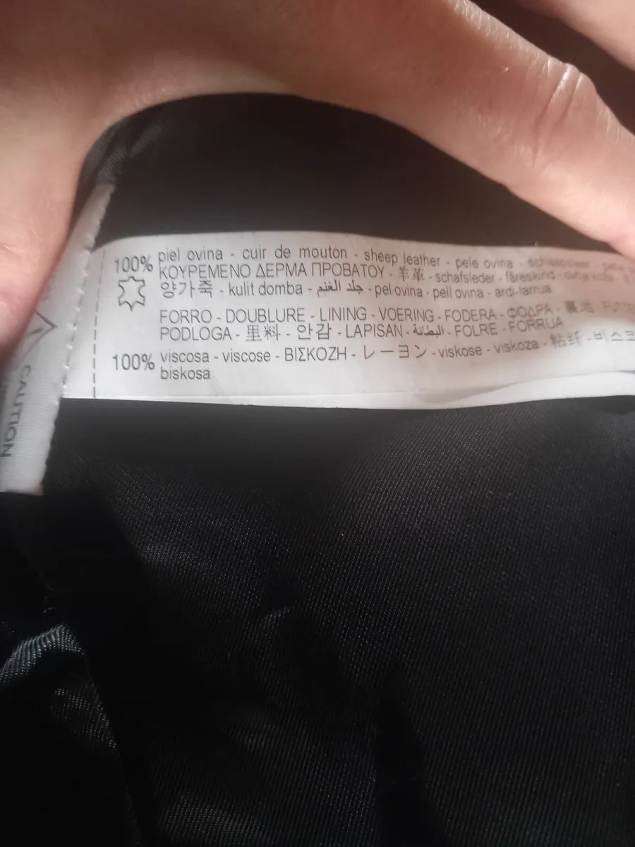 Clothes Real leather biker jacket - Image 2