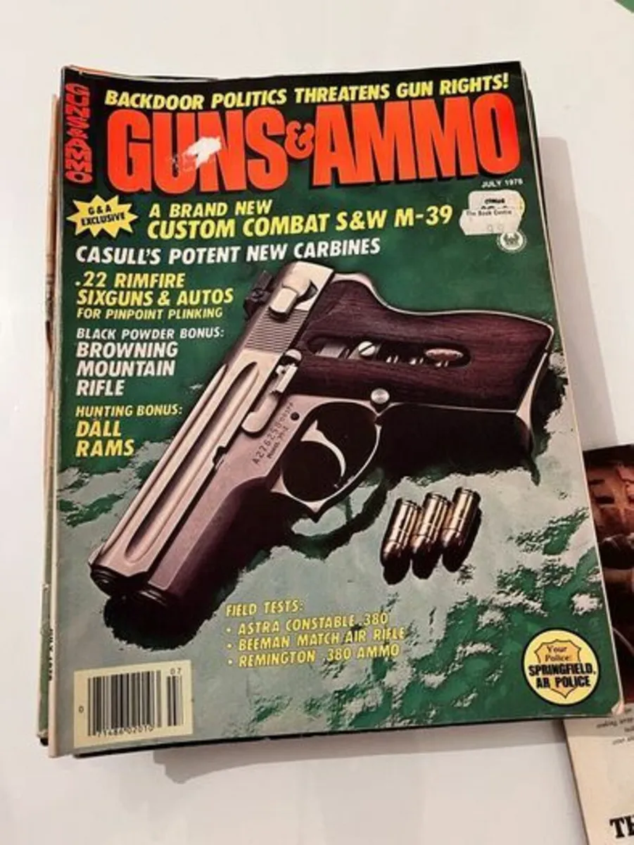 Guns & Ammo Vintage Magazines. 1970s-80s. Bundle - Image 3