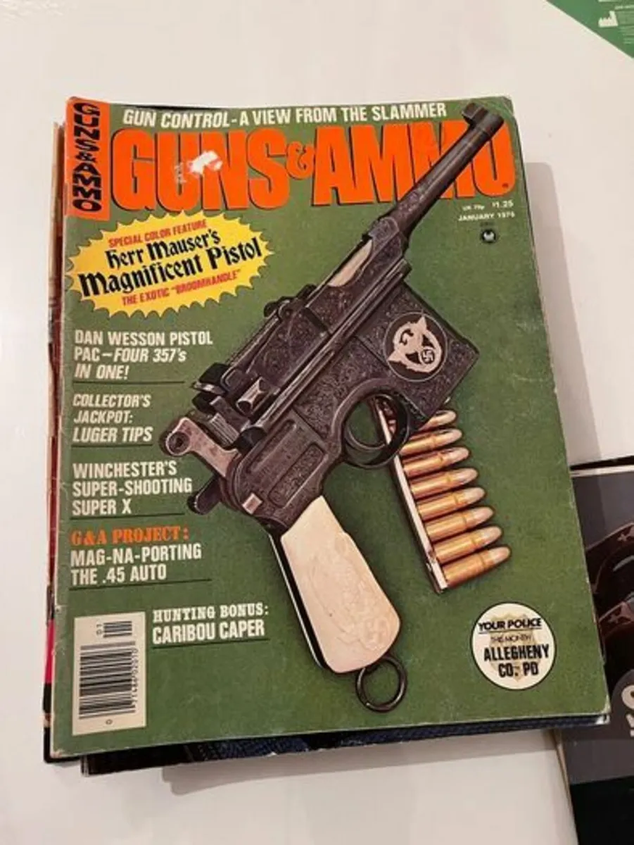 Guns & Ammo Vintage Magazines. 1970s-80s. Bundle - Image 4