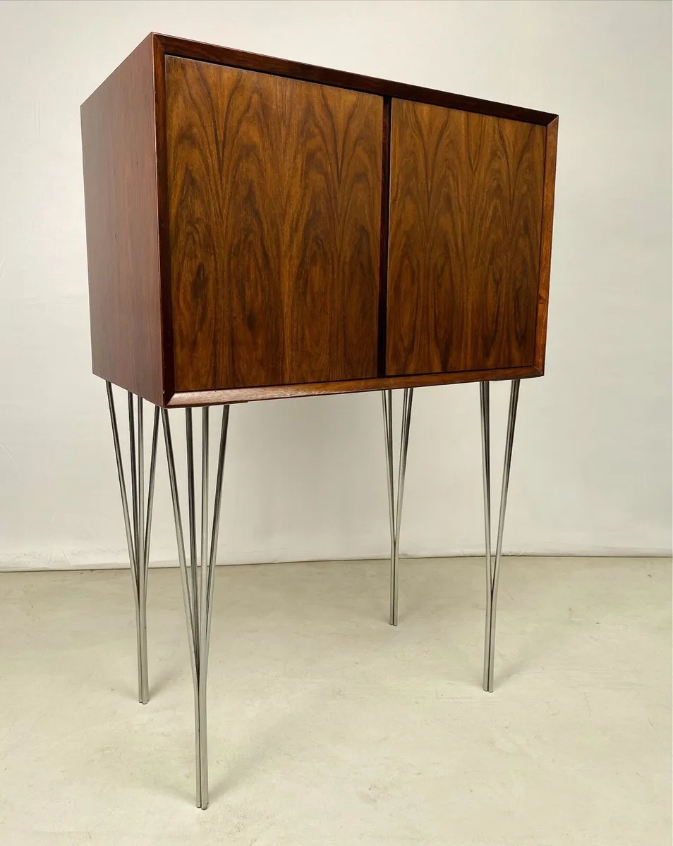 Mid Century Danish Cocktail Cabinet - Image 4
