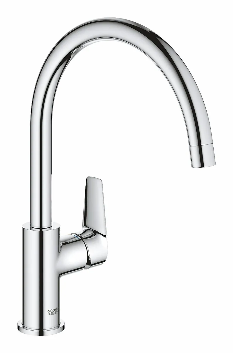 BauEdge – Single Lever Kitchen Mixer Tap (Monobloc - Image 1