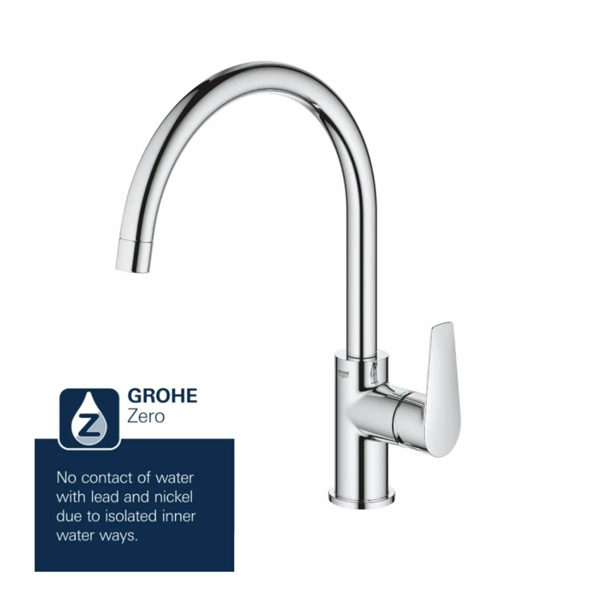 BauEdge – Single Lever Kitchen Mixer Tap (Monobloc - Image 4