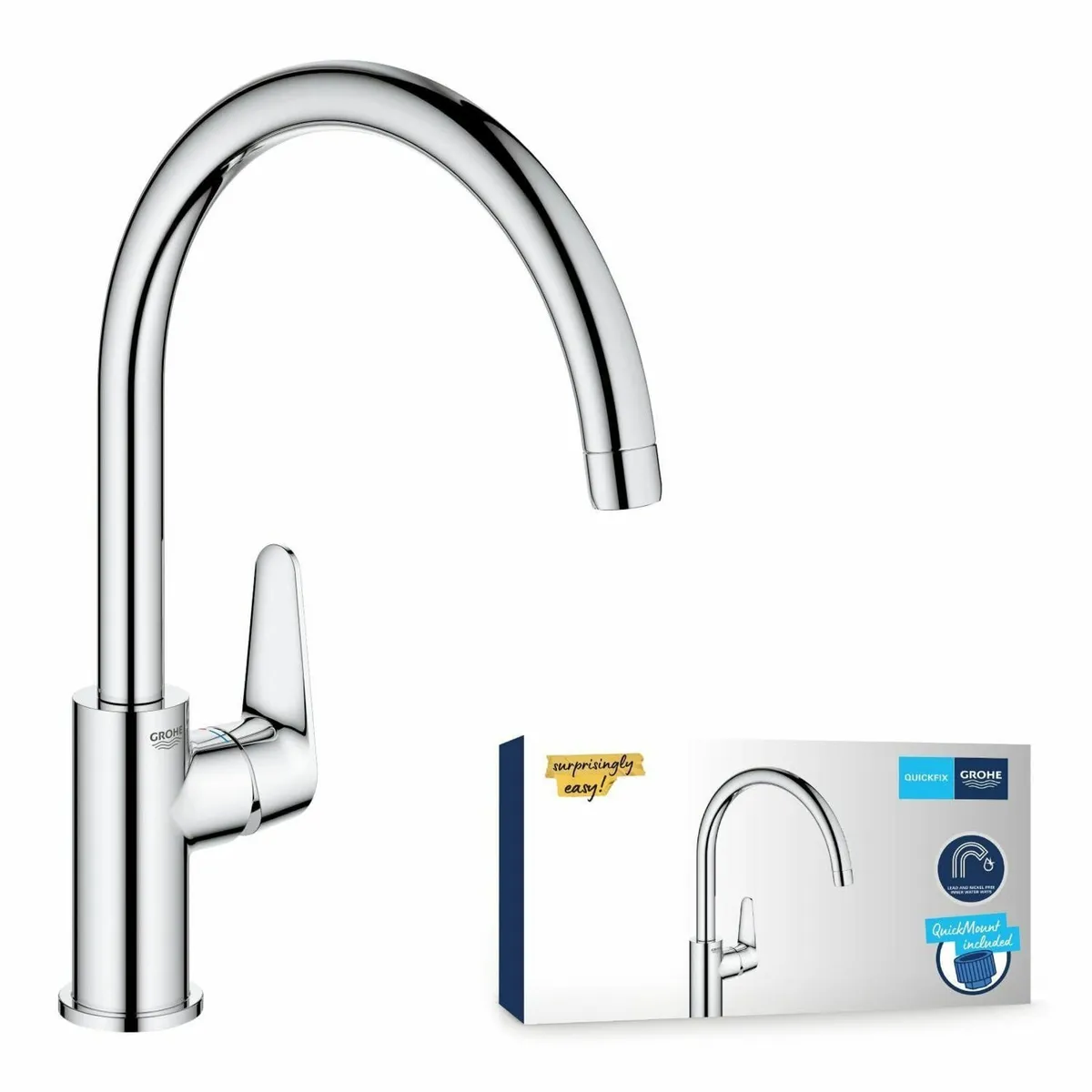 Start Curve Quickfix Single-Lever Sink Mixer with - Image 1