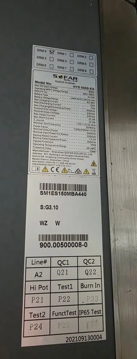 Solar Sofar 5kw Hybrid Inverter - Image 3
