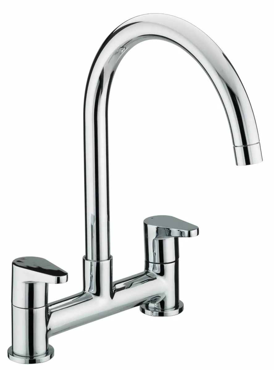 QST DSM C Quest Deck Kitchen Sink Mixer Tap with - Image 1