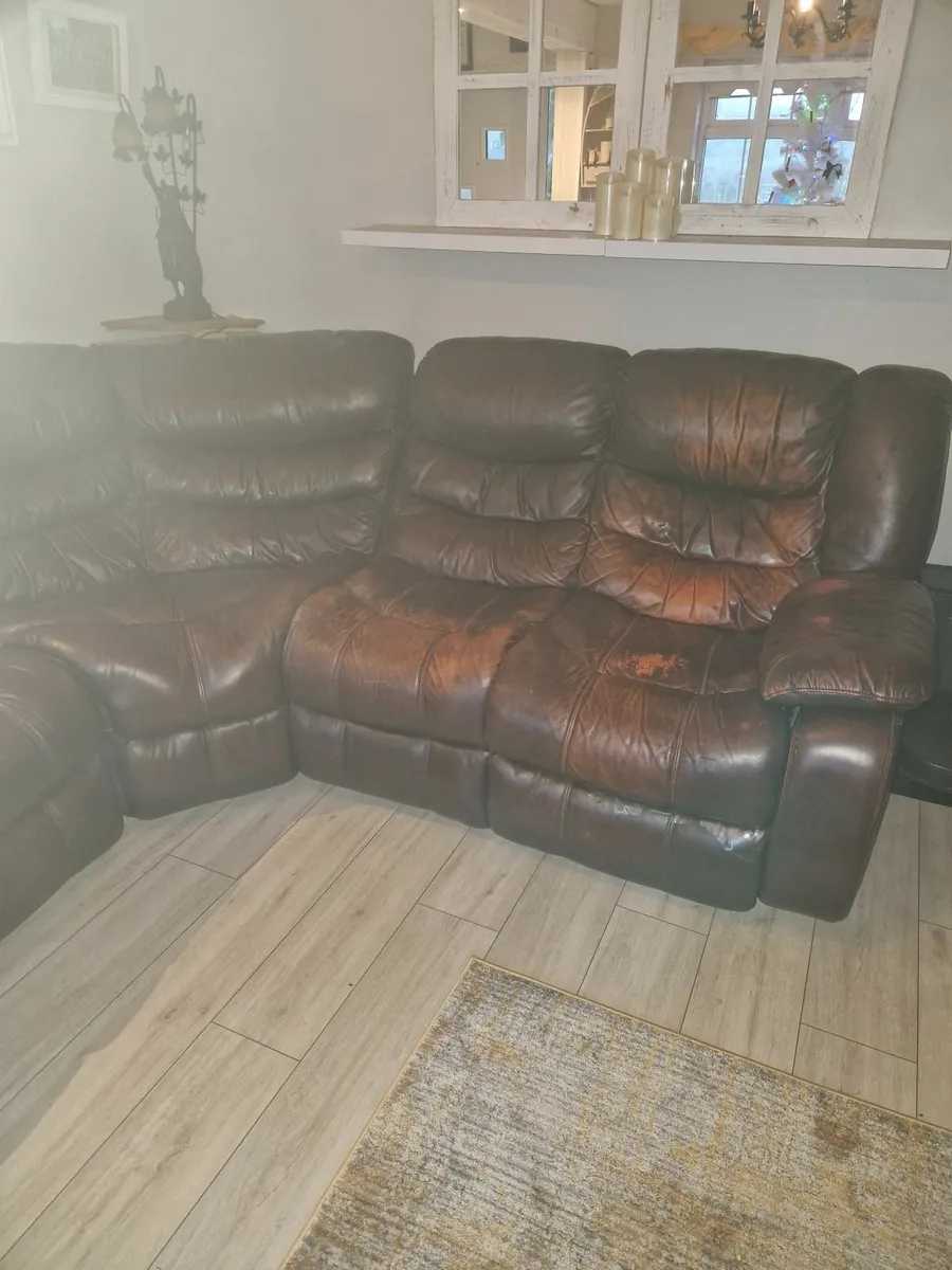 Leather Sofa - Image 2