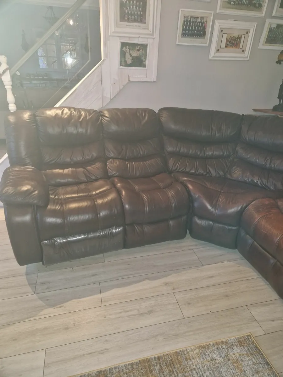 Leather Sofa - Image 3