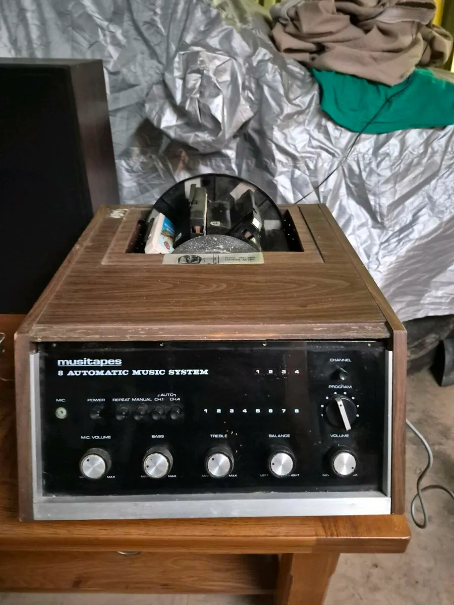 Vintage 8 track cassette player - Image 1