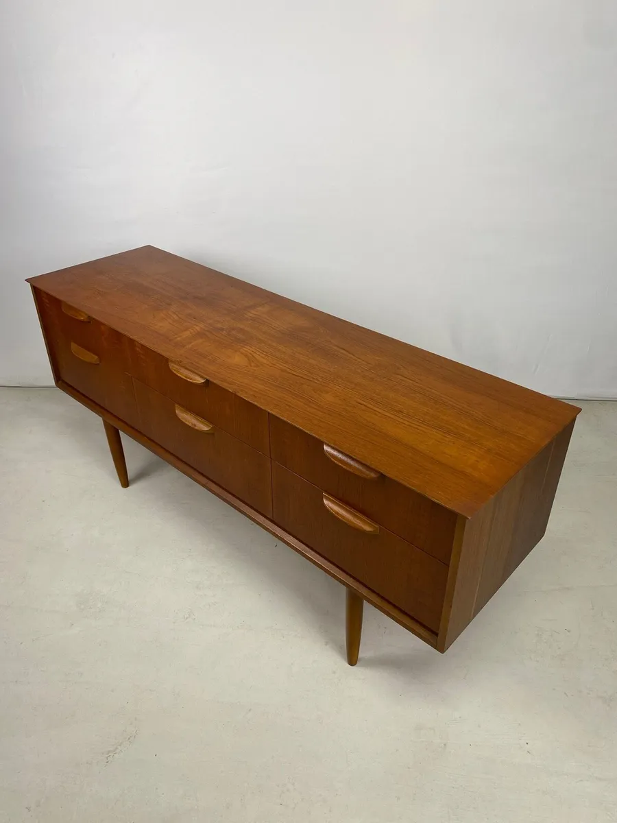Mid Century Teak Media Sideboard - Image 4