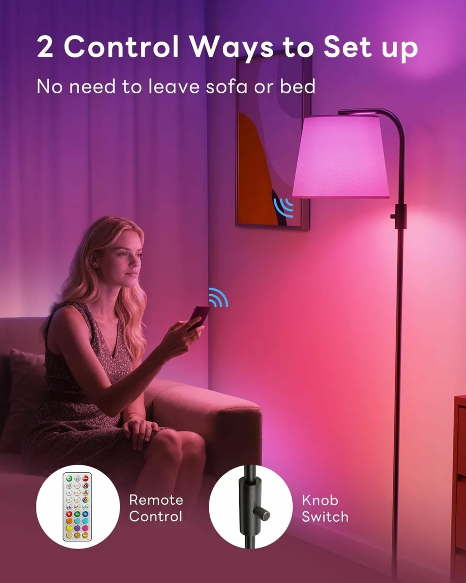 LED Floor Lamp for Living Room Arc Dimmable - Image 3