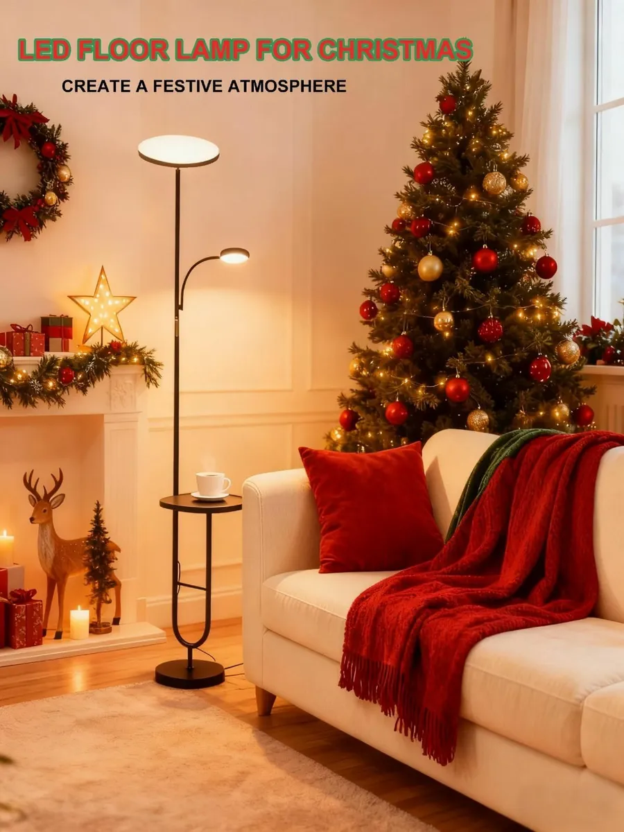 Floor Lamp for Living Room 42W Uplighter with - Image 4