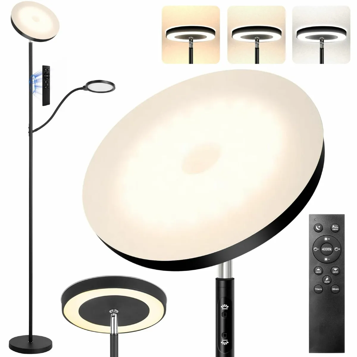 LED Floor Lamp 36W/3000LM Super Bright Modern - Image 1