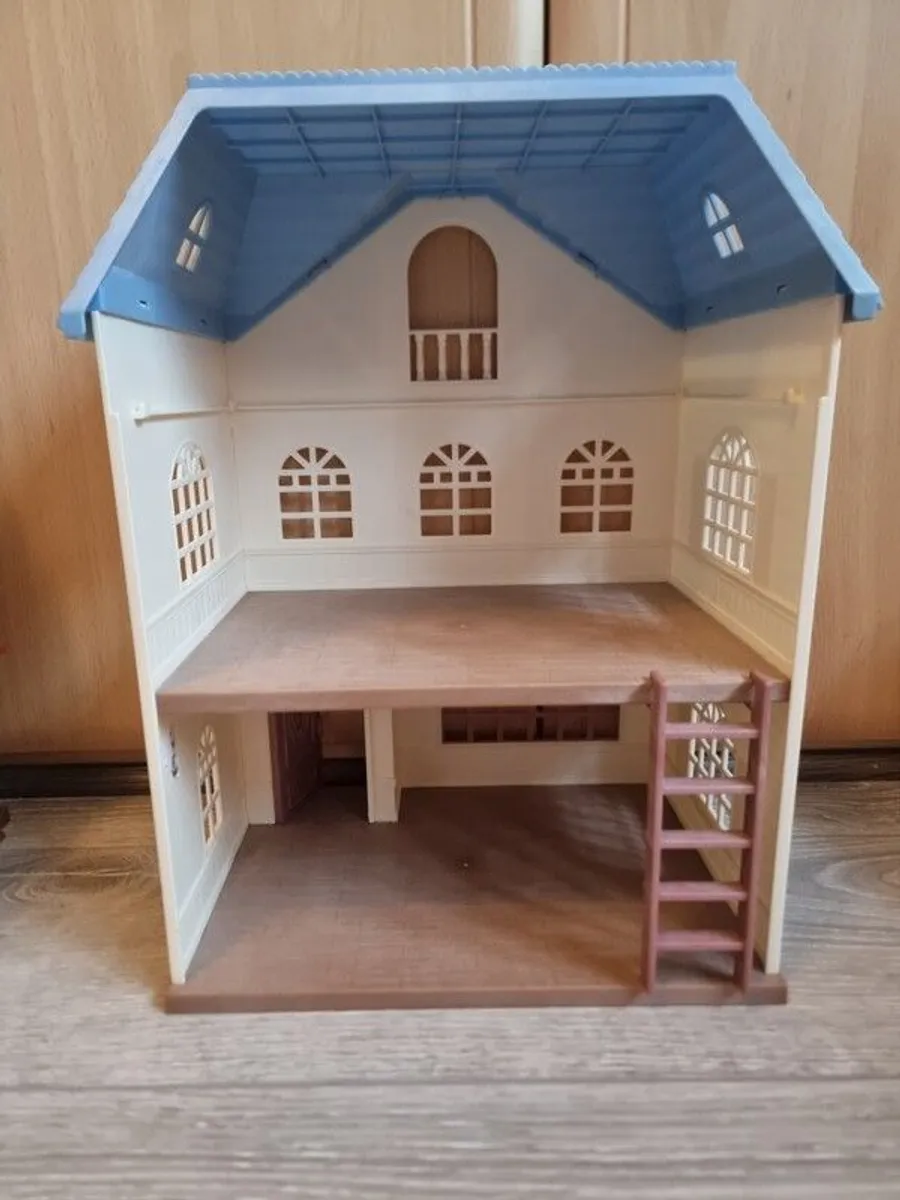 Sylvanian Families Sky Blue Terrace House - Image 2