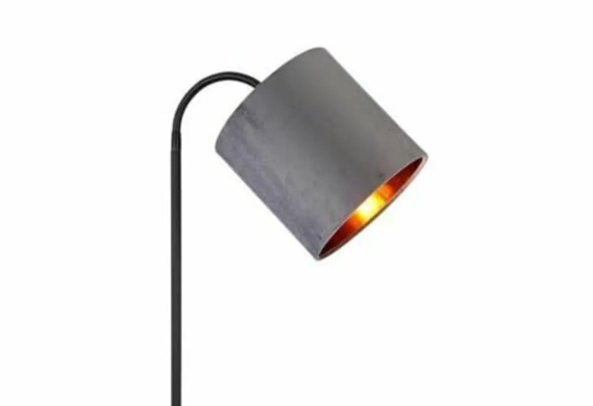 Modern LED Floor Lamp - Grey Standing 1.7m Tall - Image 4