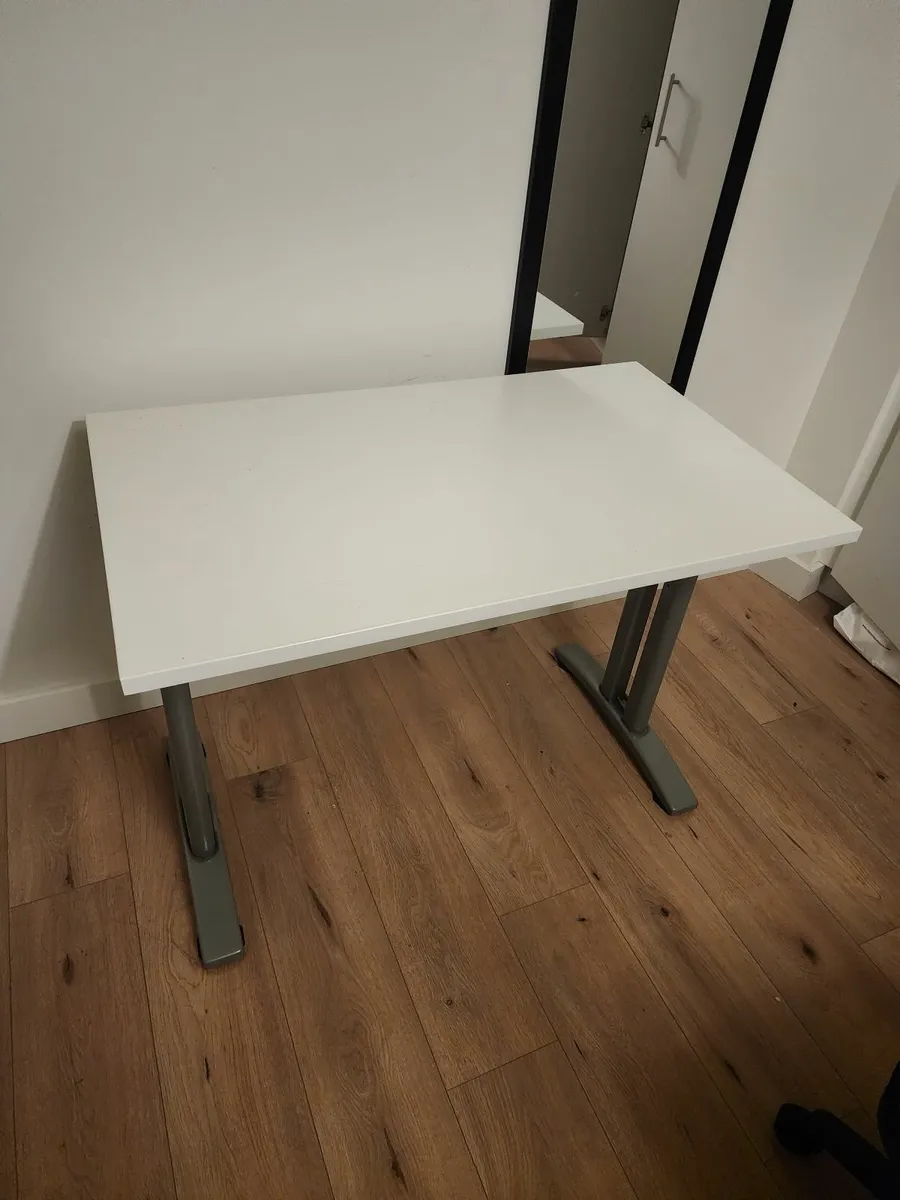 Home Office Table & Chair Set with Foot Rest - Image 4