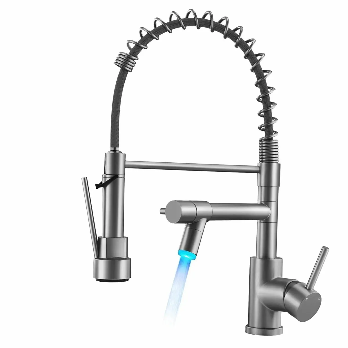 LED Professional Kitchen Tap，360degrees Swivel - Image 1