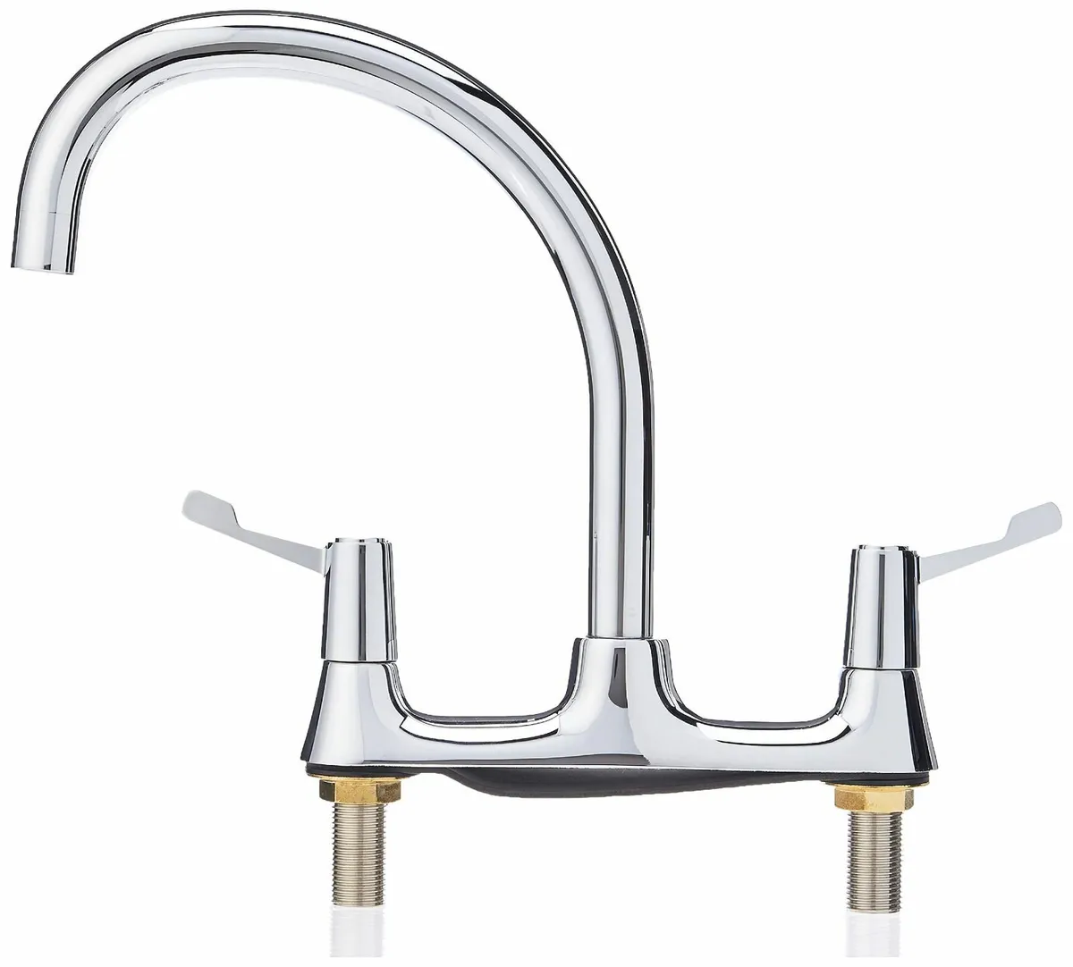 Value Deck Sink Mixer with Durable Ceramic Disc - Image 1