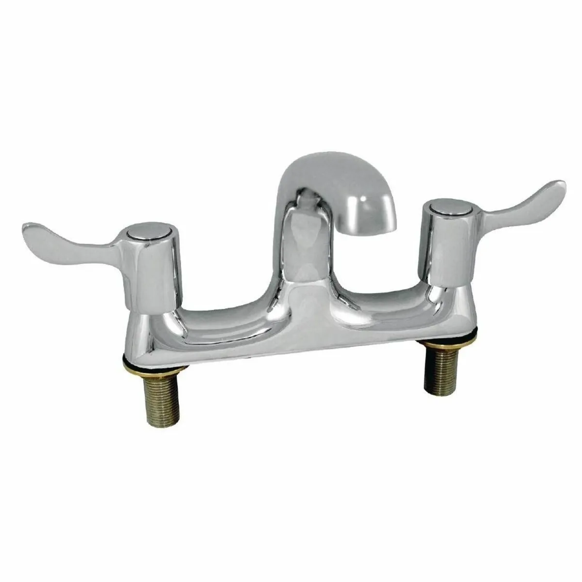 Vogue 13322 Twin Mixer Lever Deck Tap Swivel
