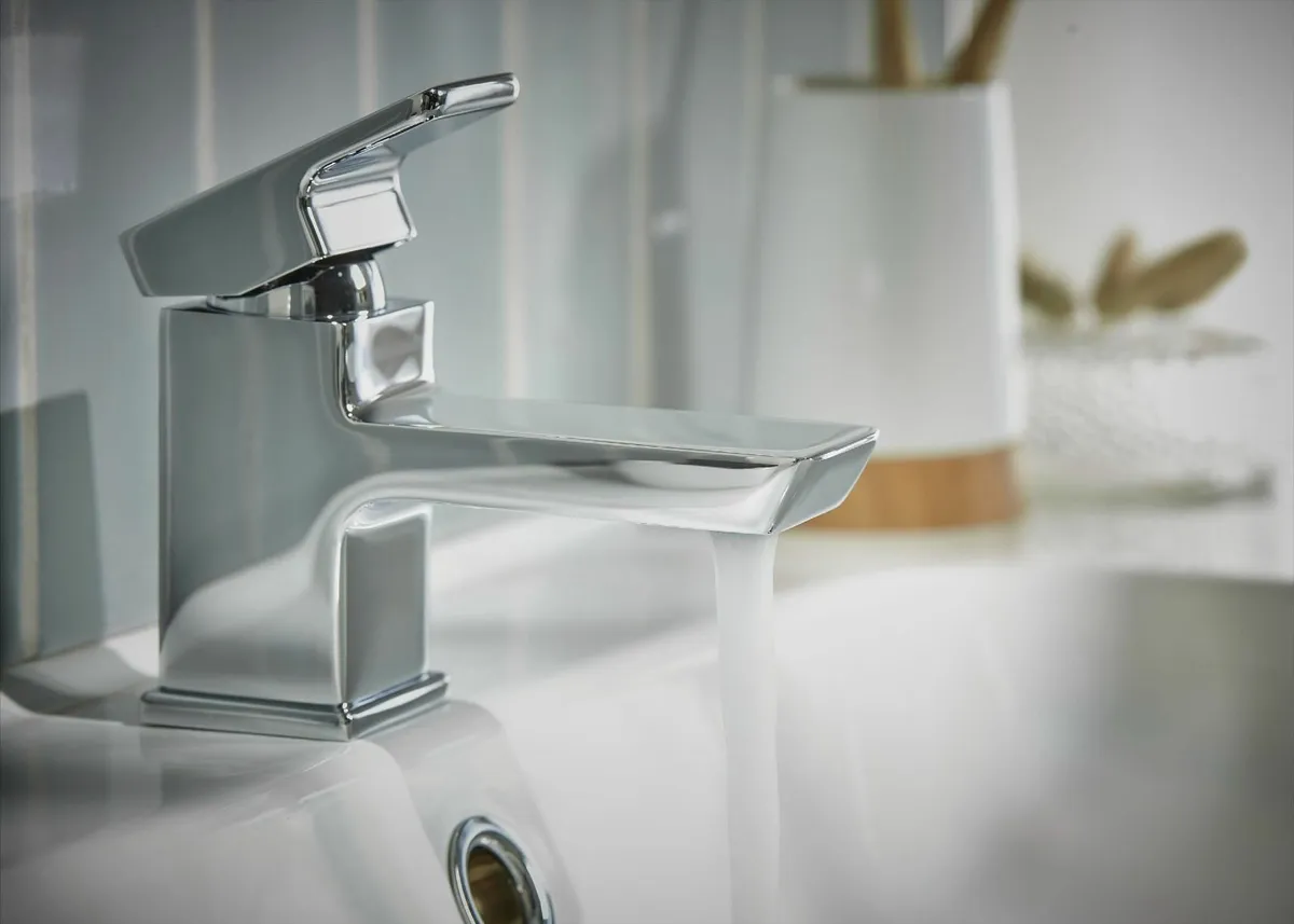 COB BAS C Colbalt Basin Mixer - Chrome - Image 2