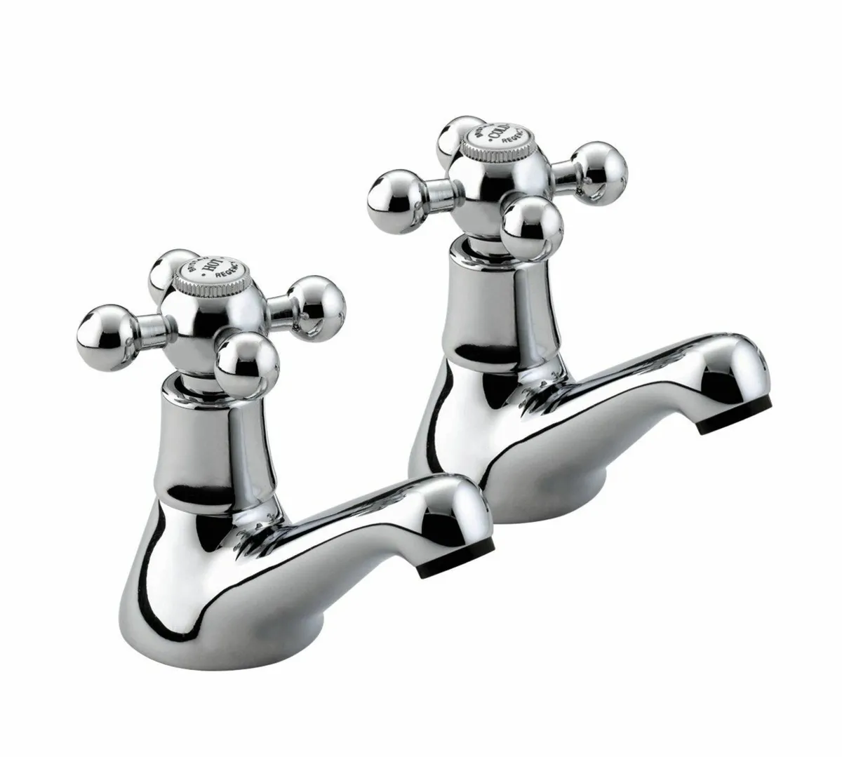 R 1/2 C Regency Basin Taps - Chrome - Image 1