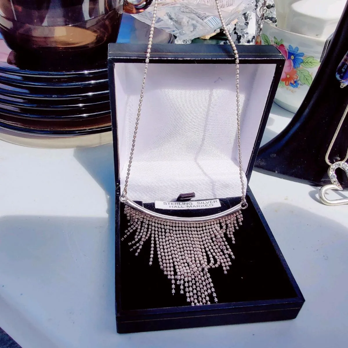 CHUNKY & BEADY, 925 Silver 18"Unusex New Necklace - Image 1