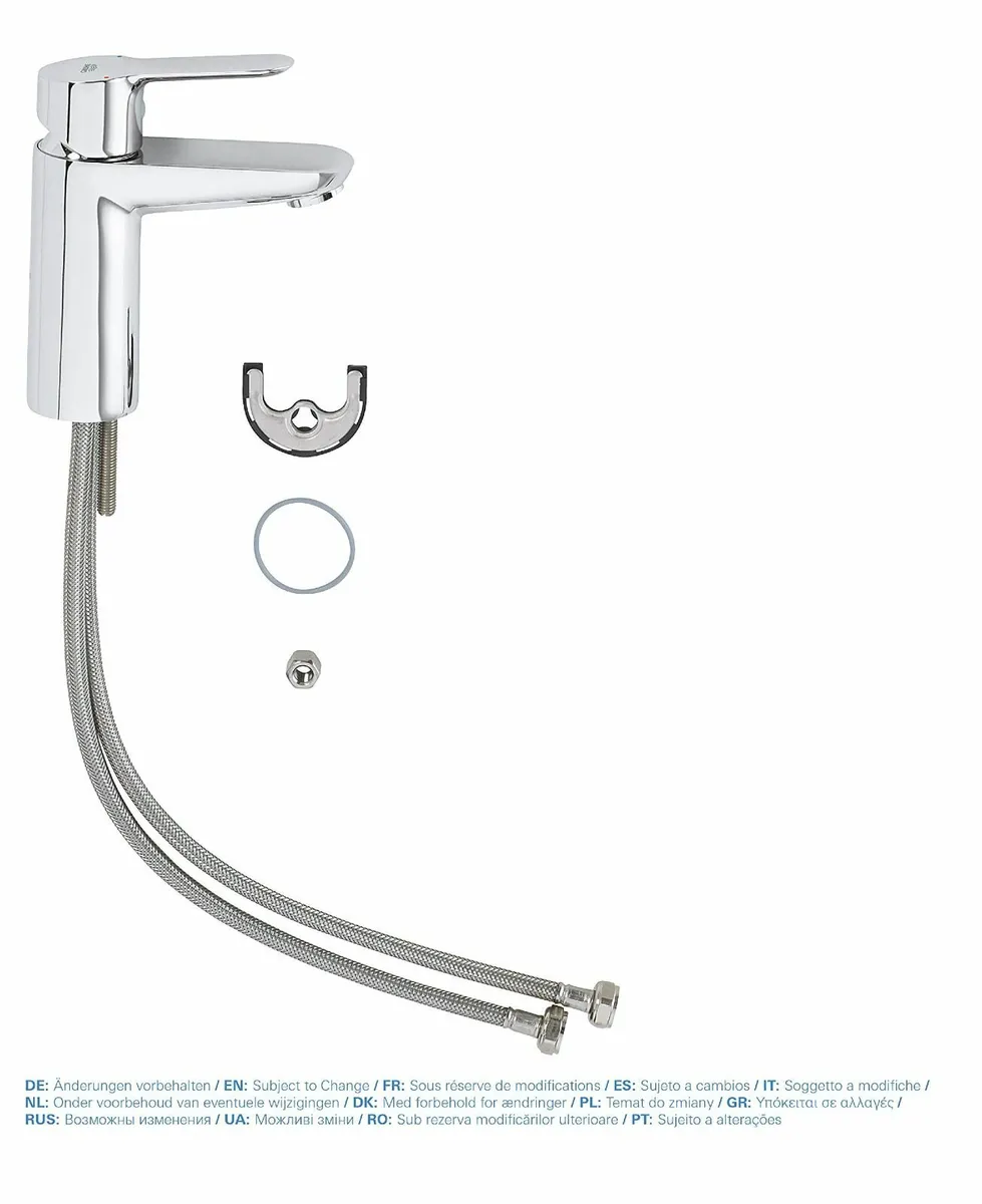 BauEdge - Smooth Body Single-Lever Basin Mixer - Image 3