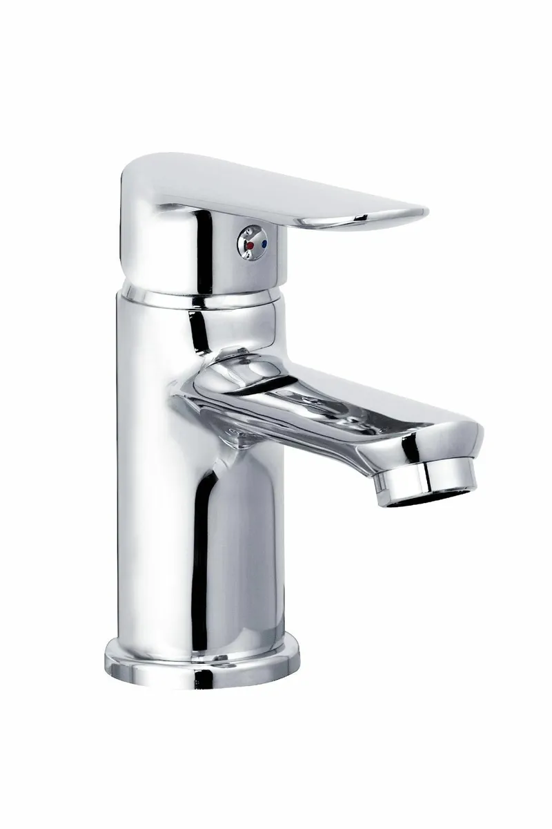 Essentials Opus Bathroom Taps Basin Mixer Chrome - Image 1