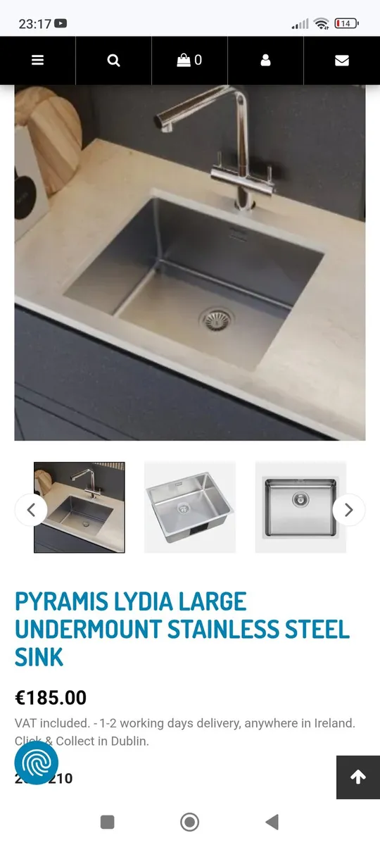 Brand new undermount sink