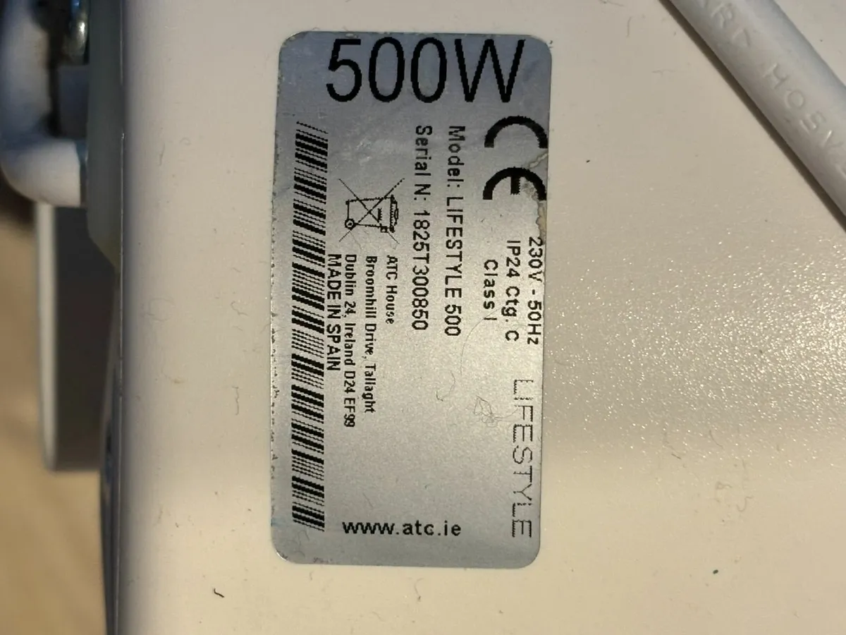 2 x Electric Thermal Radiators (500W) - Image 2