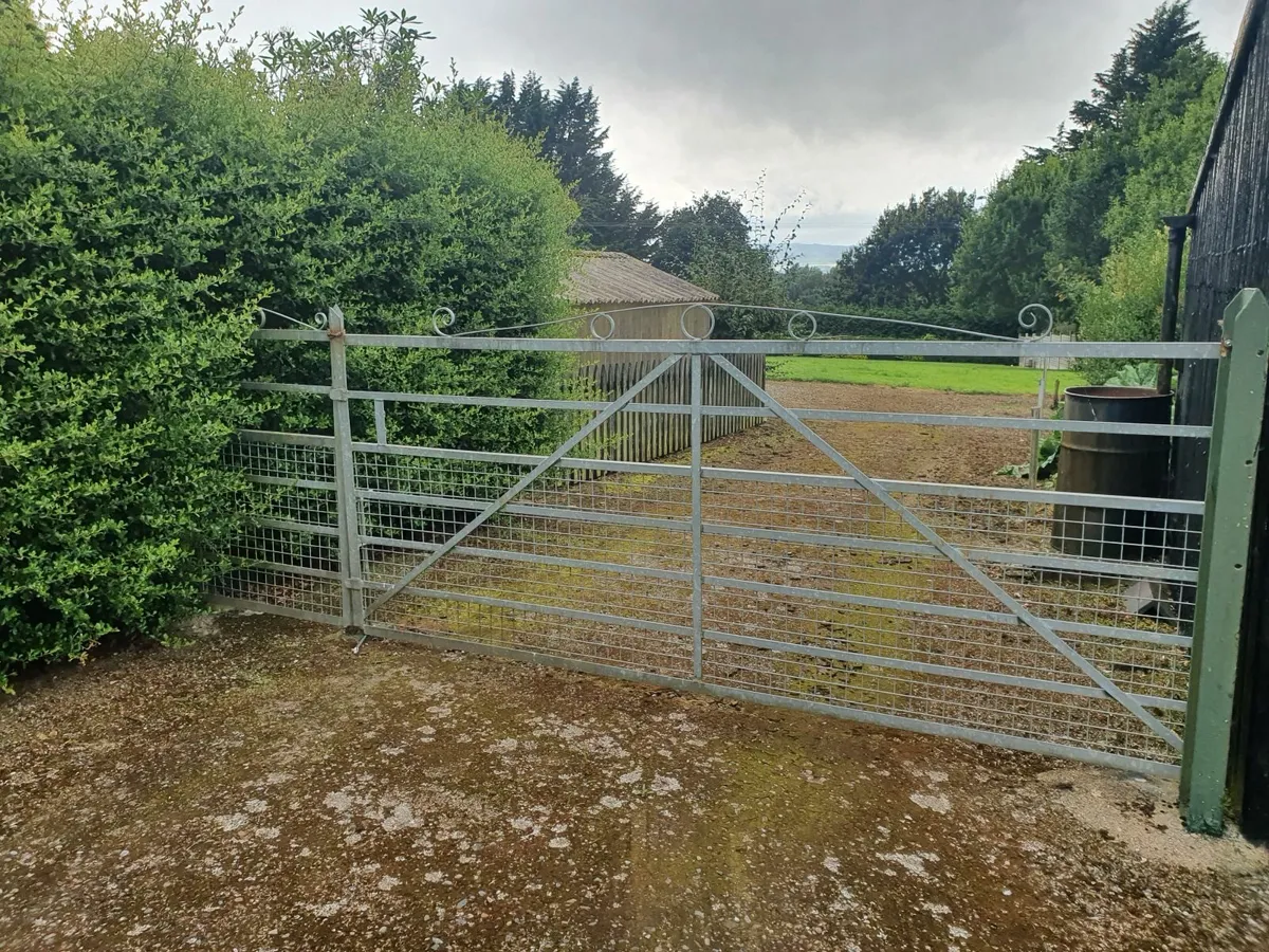 Galvanised Gate. - Image 1