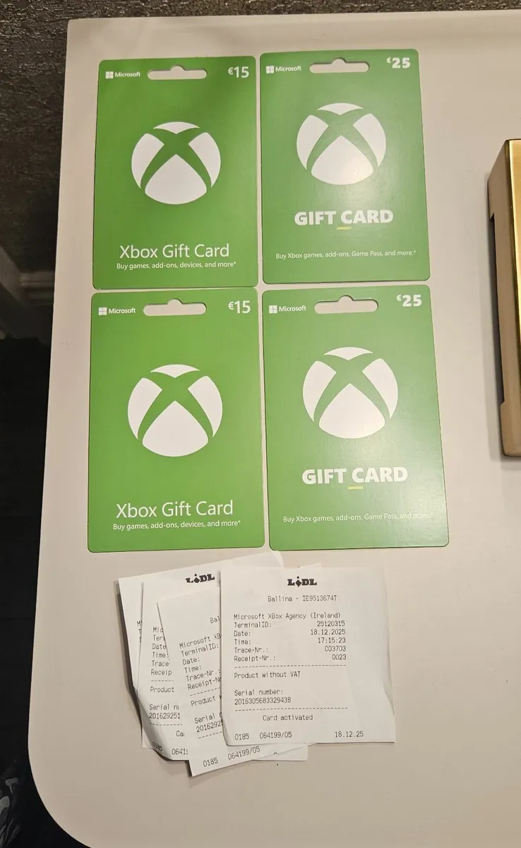 XBox Gift Cards - Image 1
