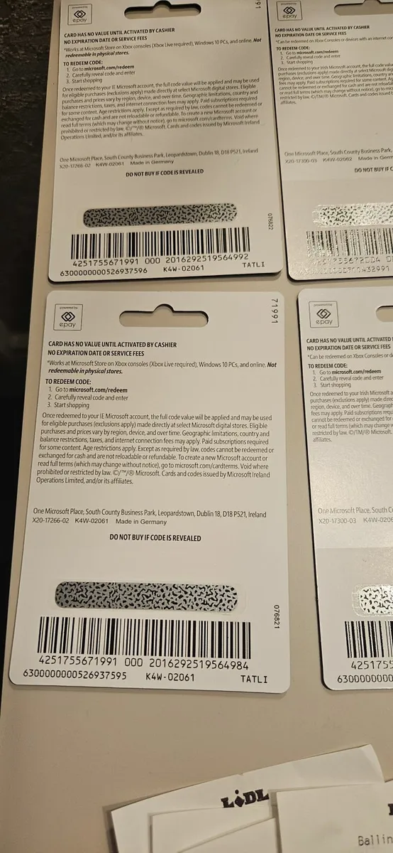 XBox Gift Cards - Image 4